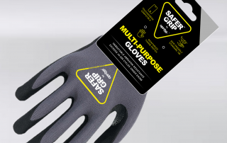 Reinforced thumb crotch on a Safer Grip by OPNBar glove